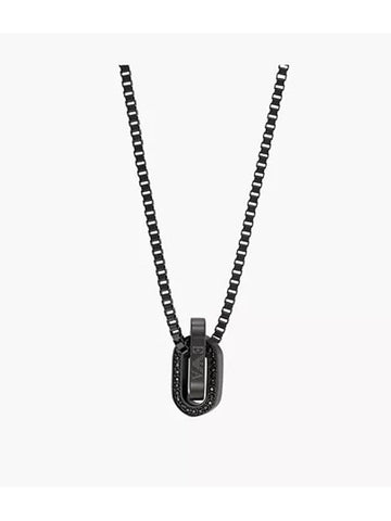 Stainless Steel Chain Necklace Black - EMPORIO ARMANI - BALAAN 1