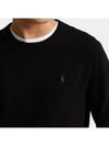 Logo Basic Pullover Knit Top Black - POLO RALPH LAUREN - BALAAN 5