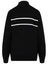 logo line neck button knit black 9F000 11 M1131 999 - MONCLER - BALAAN 3