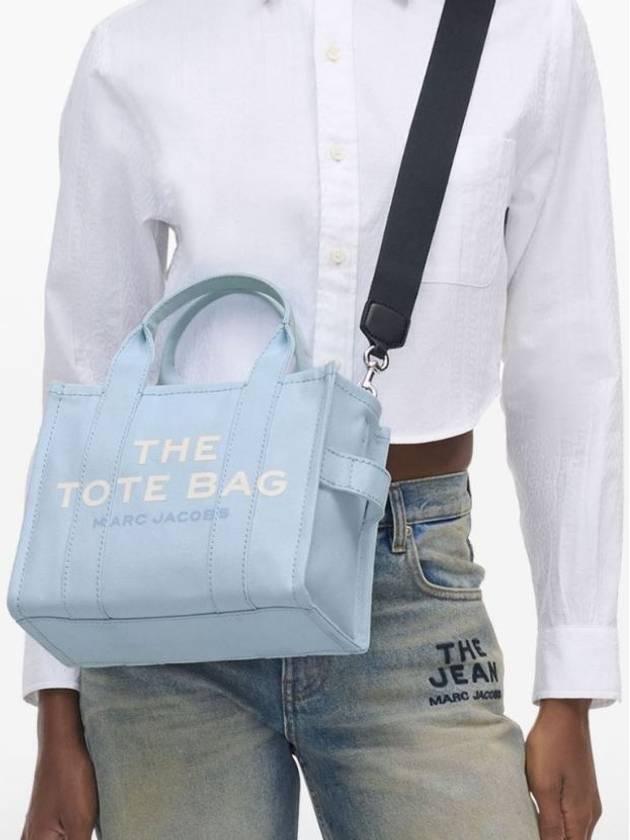 Logo Canvas Small Tote Bag Blue - MARC JACOBS - BALAAN 3