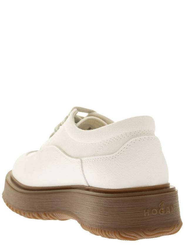 H602 Untraditional Lace-Up Loafers White - HOGAN - BALAAN 4