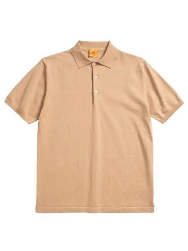 Andersen Men s Collar T Shirt POLO SHORT CAMEL - ANDERSEN-ANDERSEN - BALAAN 1