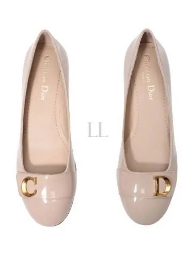 C'est Patent Leather Ballet Flat Nude - DIOR - BALAAN 2