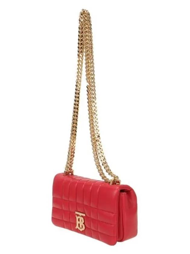 Lola Monogram Quilted Leather Mini Shoulder Bag Red - BURBERRY - BALAAN 3