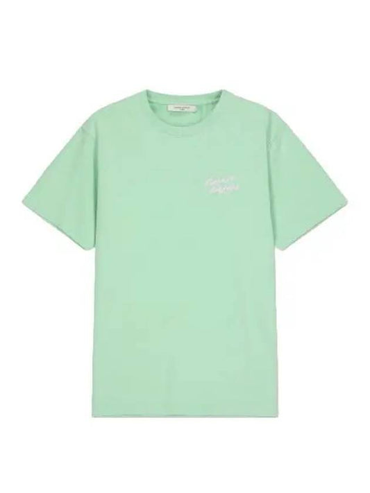 Mini handwriting classic short sleeve t shirt green - MAISON KITSUNE - BALAAN 1