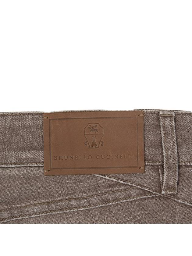 Slim fit brown denim MOW05P5008 - BRUNELLO CUCINELLI - BALAAN 7