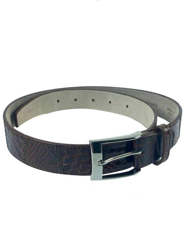 DG Logo Square Leather Belt Black - DOLCE&GABBANA - BALAAN 3