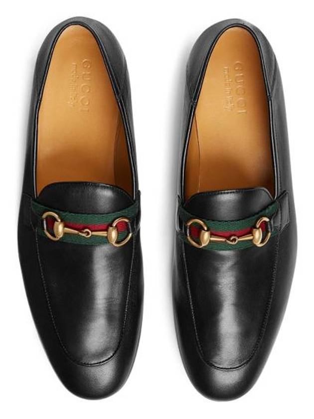 Horsebit Leather Loafers Black - GUCCI - BALAAN 6