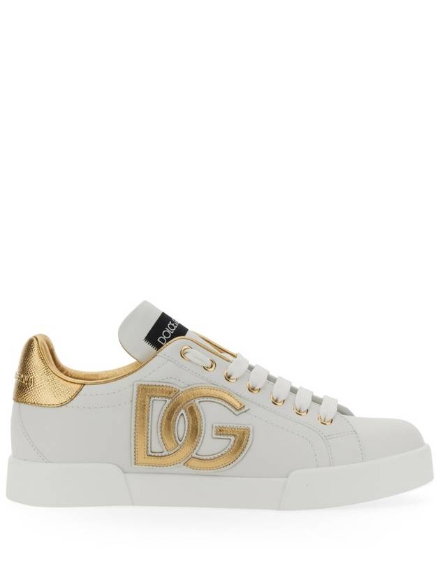 Women's Portofino Low Top Sneakers - DOLCE&GABBANA - BALAAN 3