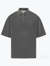 Anchor Embroidery Polo Shirt Dark Grey - JW ANDERSON - BALAAN 2