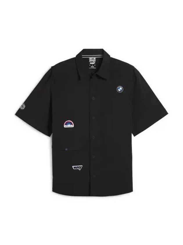 BMW MMS Summer Crew Short Sleeve Shirt Black 624618 01 - PUMA - BALAAN 1