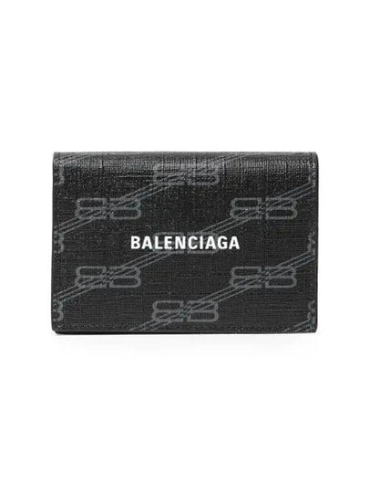 BB Monogram Card Wallet Black - BALENCIAGA - BALAAN 2