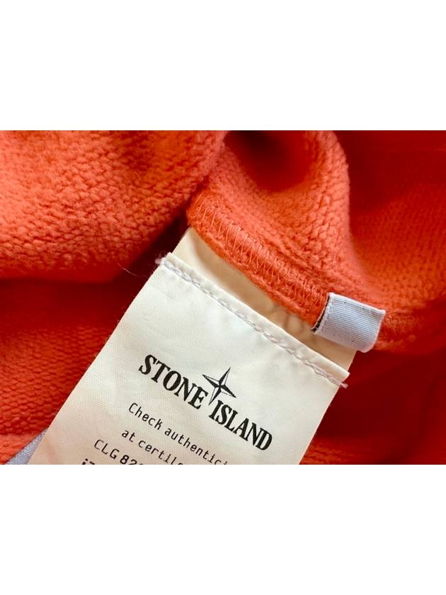 Kids Hooded Zip Up 811660720 V0032 Orange 8A - STONE ISLAND - BALAAN 6