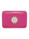 Daisy Slim Mini Transportation Card Wallet Fuchsia Pink - LE MASQUE - BALAAN 1