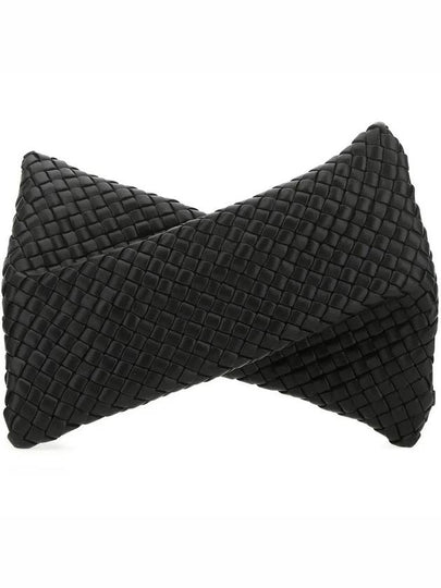 Intrecciato Clutch Bag Black - BOTTEGA VENETA - BALAAN 2