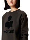 Milly Logo Sweatshirt Faded Black - ISABEL MARANT - BALAAN 6