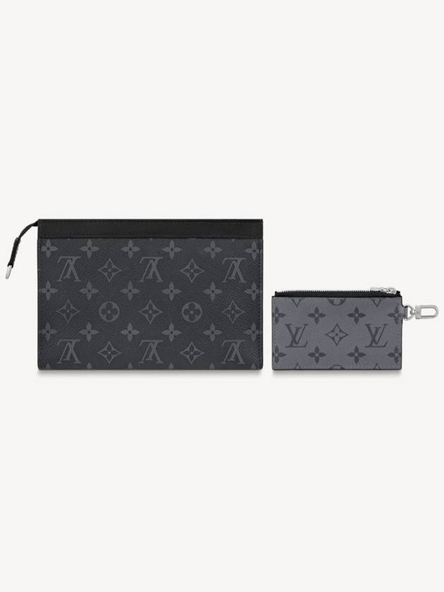 Gaston Wearable Long Wallet Black - LOUIS VUITTON - BALAAN 4