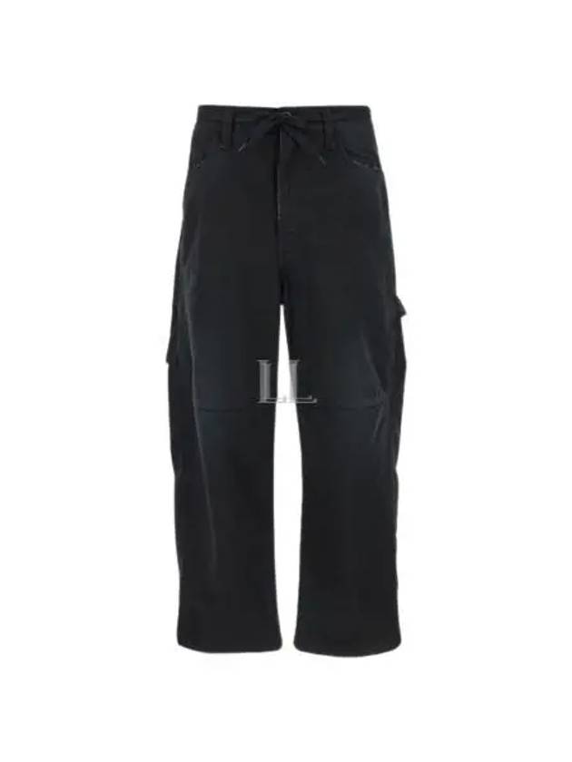 Cropped Cargo Straight Pants Black - BALENCIAGA - BALAAN 2