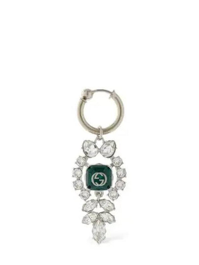 INTERLOCKING Interlocking G Crystal Piercing Silver - GUCCI - BALAAN 2