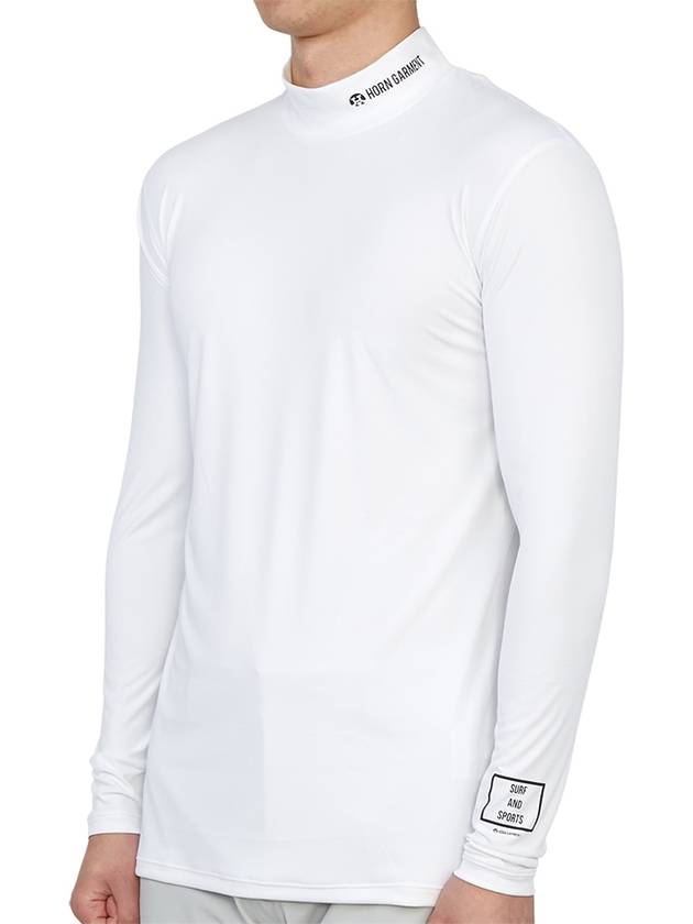 SS Tech Inner Long Sleeve T-Shirt White - HORN GARMENT - BALAAN 3