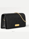 On Chain Lily Monogram Long Wallet Black - LOUIS VUITTON - BALAAN 3