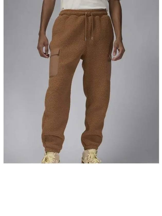 Jordan Flight High Pile Fleece Track Pants Archaeo Brown - NIKE - BALAAN 2