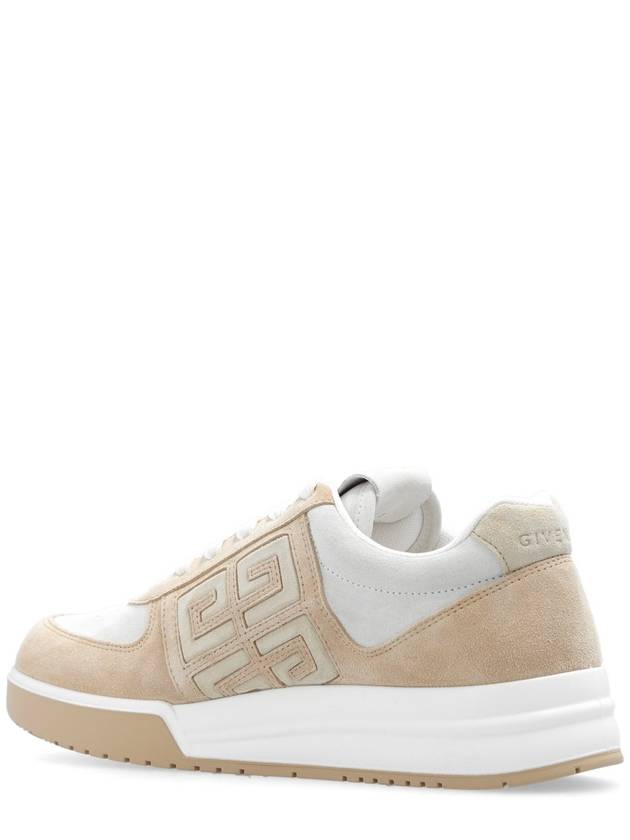 4G Logo Calf Leather Low Top Sneakers Beige - GIVENCHY - BALAAN 5