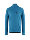 Njorun Crew Zip Long Sleeve T-Shirt Blue Sapphire - KLATTERMUSEN - BALAAN 2