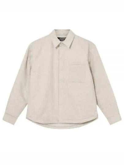 La Chemise Boulanger Puffed Overshirt Padded Light Beige - JACQUEMUS - BALAAN 2