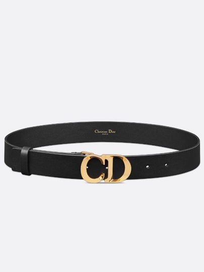 30mm Smooth Calfskin Belt Black - DIOR - BALAAN 2