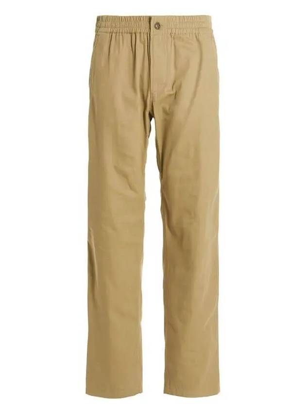 Elastic Waistband Straight Pants Beige - A.P.C. - BALAAN 2