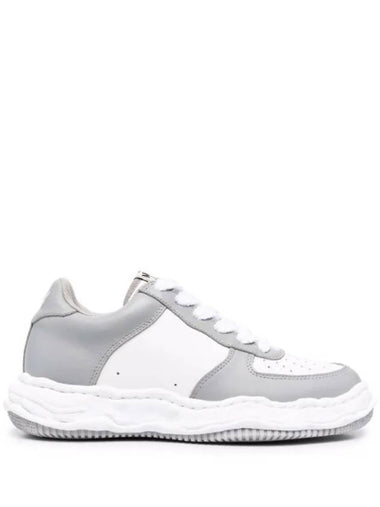 Wayne OG Sole Leather Low Top Sneakers Grey - MAISON MIHARA YASUHIRO - BALAAN 1