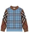 Kids Check Knit Sweater 8053765 - BURBERRY - BALAAN 1