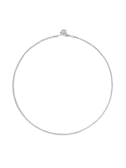 women's necklace Moonlight layered chain necklace silver layered snowflake glitter chain necklace 4N02 - POPPI - BALAAN 2