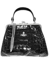 Crocodile Granny Frame Cross Bag Black - VIVIENNE WESTWOOD - BALAAN 1