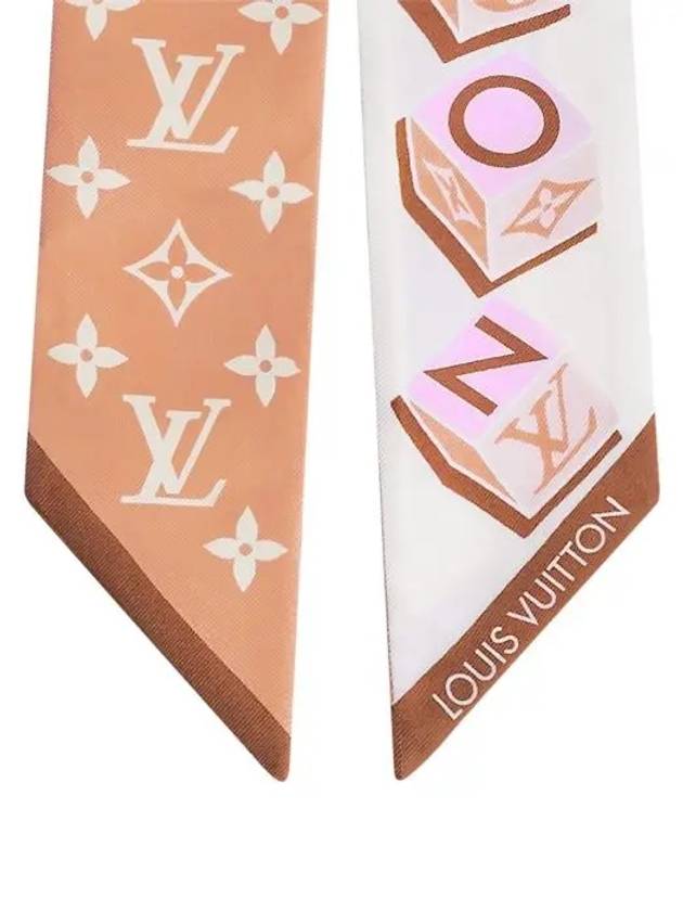 Lucky LV BB Scarf Beige - LOUIS VUITTON - BALAAN 4