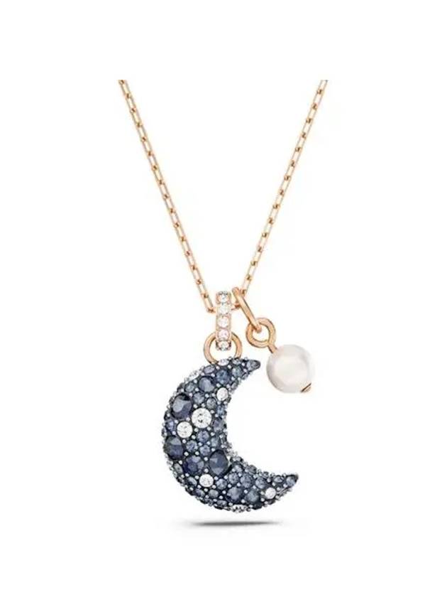 Moon Necklace Rose Gold - SWAROVSKI - BALAAN 3