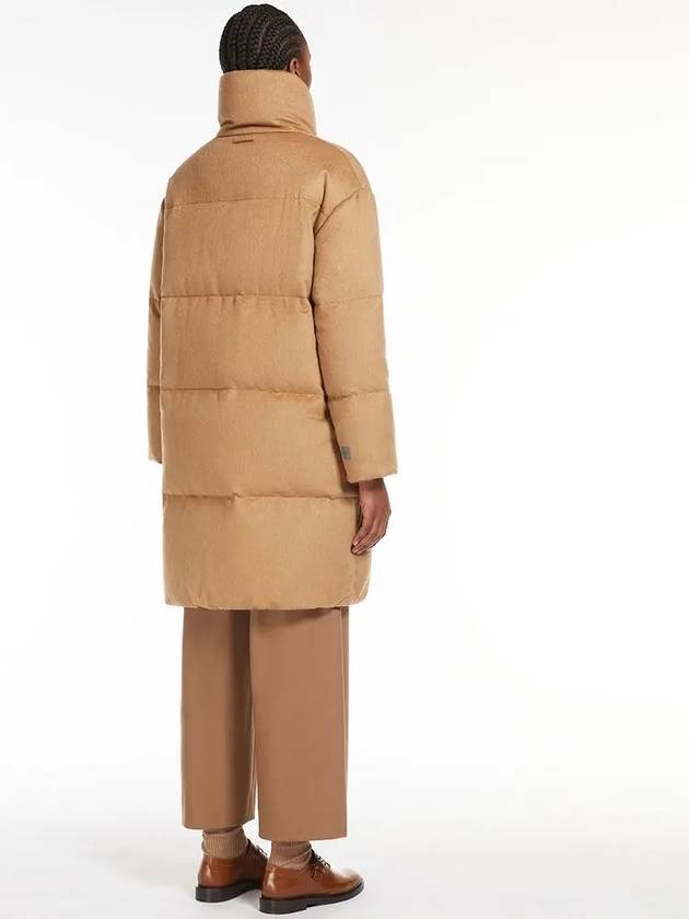 Dante Reversible Long Padding Camel - S MAX MARA - BALAAN 4