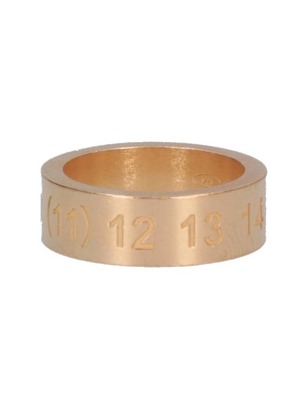 Numerical Logo Engraved Ring Gold - MAISON MARGIELA - BALAAN 3