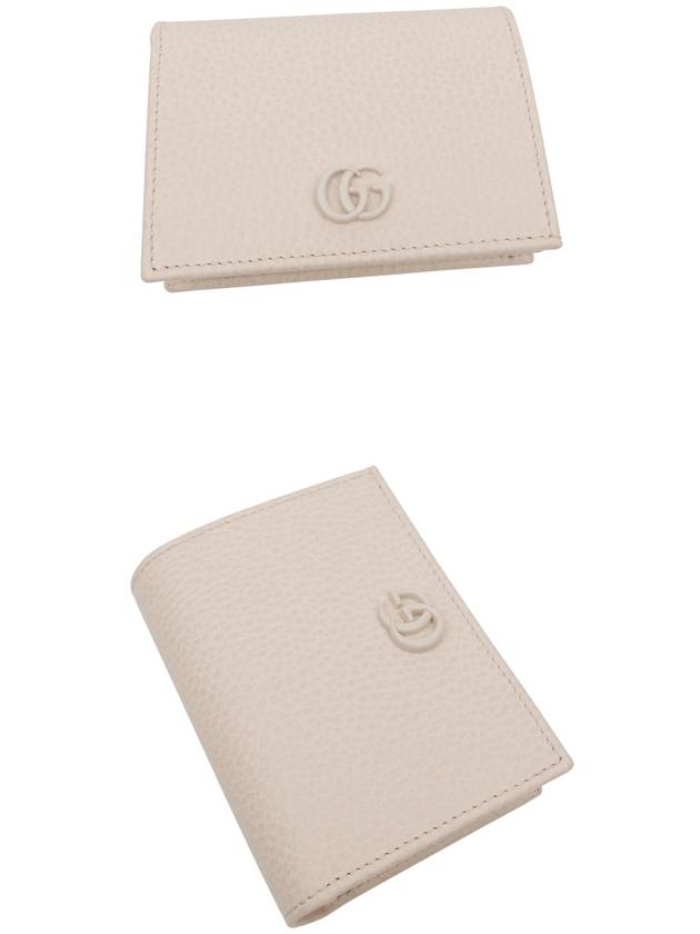 GG Marmont Card Wallet Ivory - GUCCI - BALAAN 3