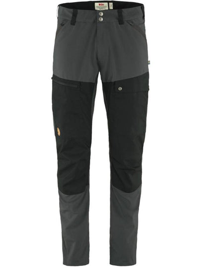 Men's Long Abisko Midsummer Track Pants Grey Black - FJALL RAVEN - BALAAN 2