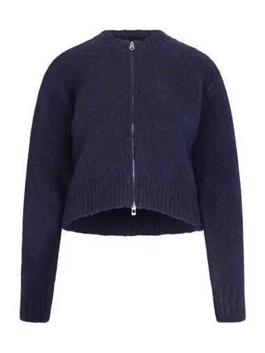 Plaisir Zip-Up Cardigan Navy - PALOMA WOOL - BALAAN 1