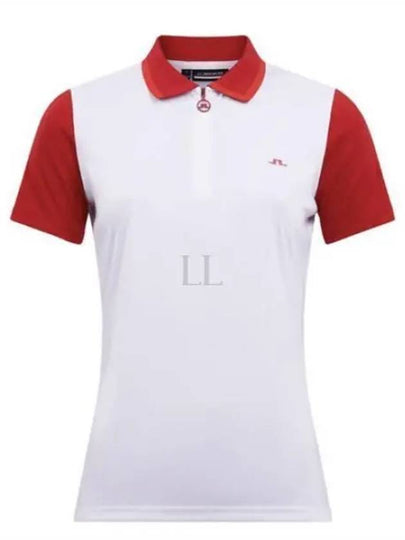 Women's Antonia Golf PK Shirt White - J.LINDEBERG - BALAAN 2