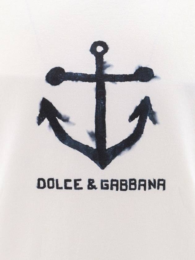 Short Sleeve T-Shirt G8PB8TG7K5W W0800 White - DOLCE&GABBANA - BALAAN 4