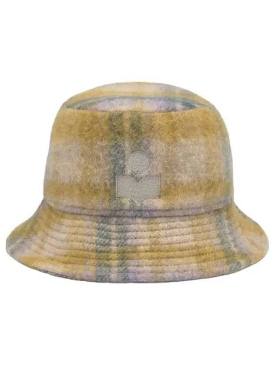 Hailey Bucket Hat Yellow Green - ISABEL MARANT - BALAAN 1