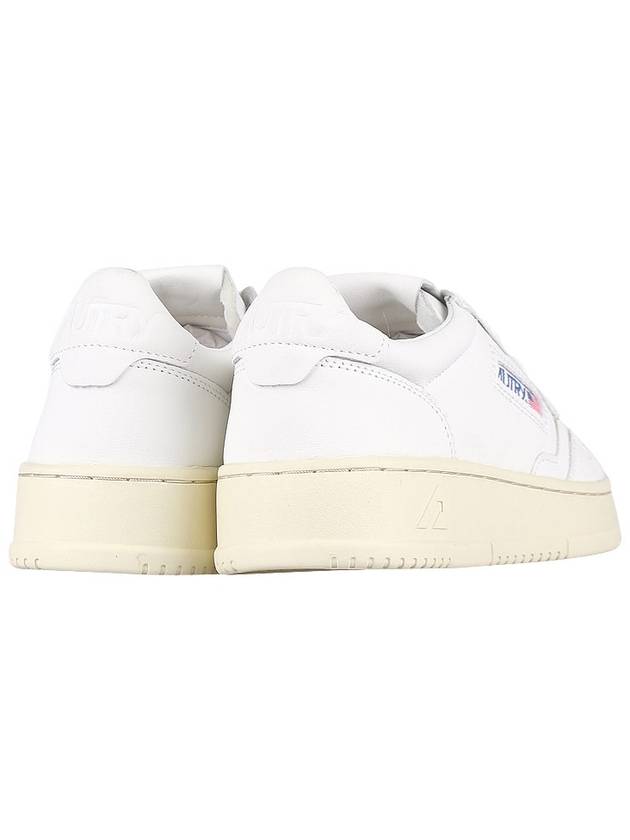 Medalist Goatskin Low Top Sneakers White - AUTRY - BALAAN 6