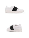 Rockstud Untitled Low Top Sneakers White Black - VALENTINO - BALAAN 5