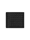 Men's Intrecciato Half Wallet Black - BOTTEGA VENETA - BALAAN 2