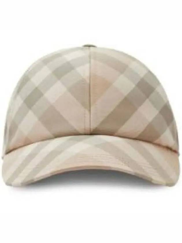 Check Ball Cap Beige - BURBERRY - BALAAN 2