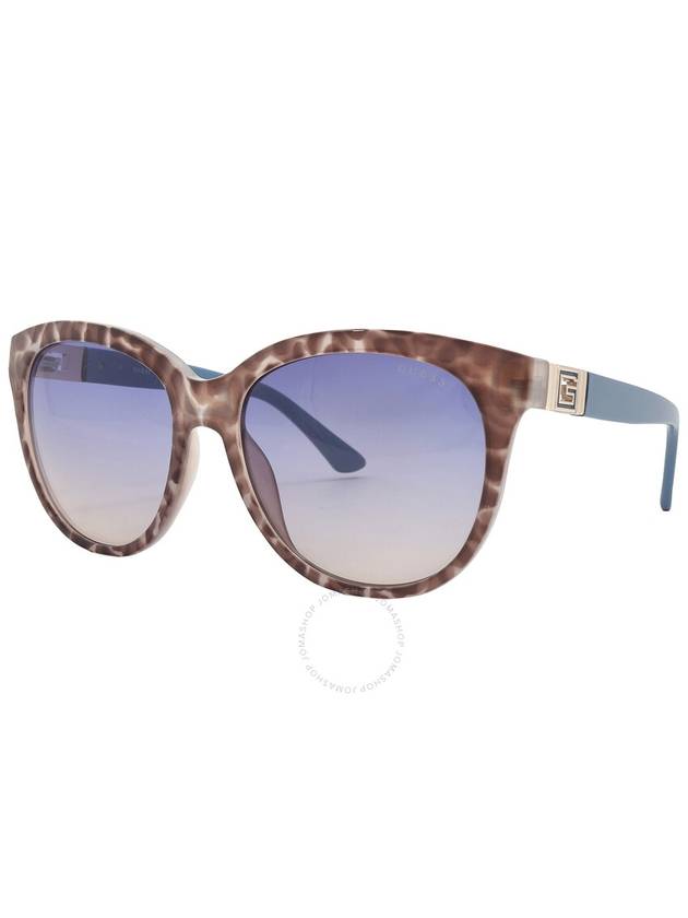 Guess Blue Gradient Oval Ladies Sunglasses GU7850 92W 56 - GUESS - BALAAN 3